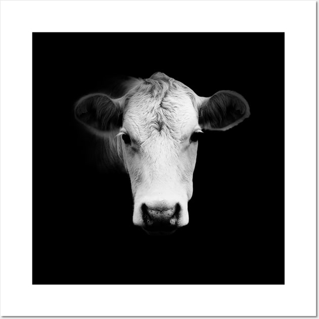 The Kind Cow Wall Art by enchantingants